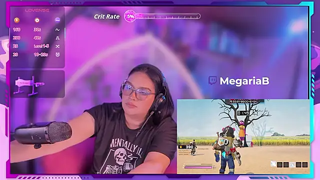 MegariaB online show from 02.17.26