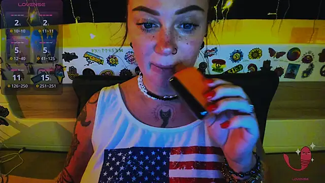 Snapshot of EllieOz chatting on 02.18.26 EllieOz online show from 02.18.26