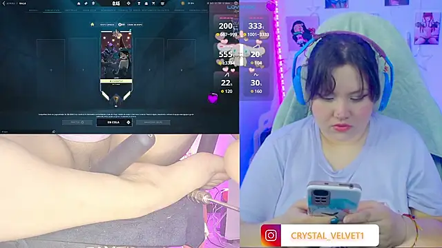 crystal7u7 online show from 10.14.25