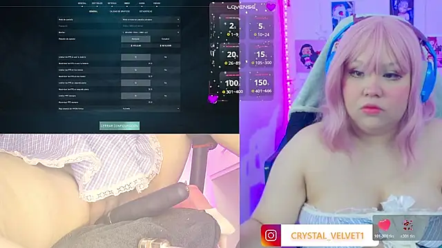 crystal7u7 online show from 10.21.25