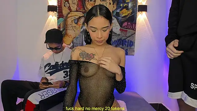 Threesome-no-mercy online show from 10.06.25