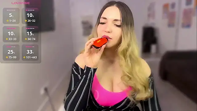 Snapshot of HoneySweetBee chatting on 02.21.25 HoneySweetBee online show from 02.21.25