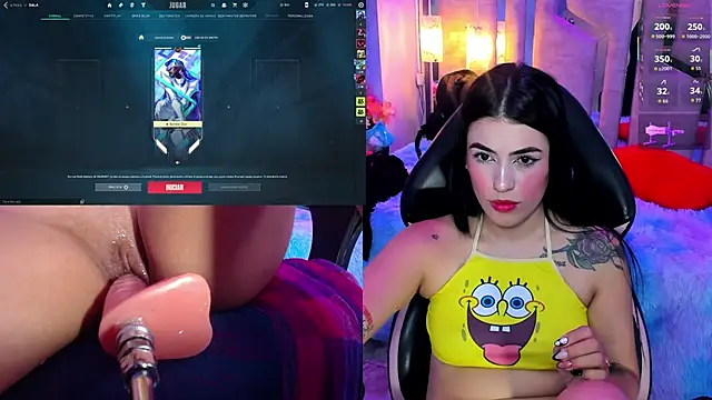 Snapshot of ValentinaGames chatting on 10.08.25 ValentinaGames online show from 10.08.25