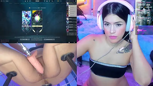 Snapshot of ValentinaGames chatting on 10.15.25 ValentinaGames online show from 10.15.25