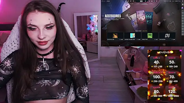 Snapshot of AmyBoop chatting on 02.15.26 AmyBoop online show from 02.15.26