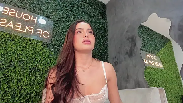 Snapshot of Abby-me chatting on 02.15.25 Abby-me online show from 02.15.25