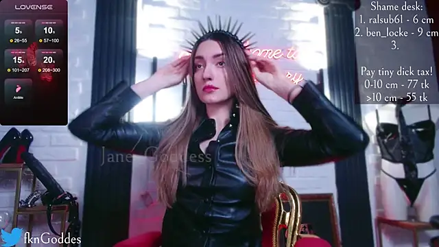 Snapshot of Jane_Goddess chatting on 01.20.25 Jane Goddess online show from 01.20.25