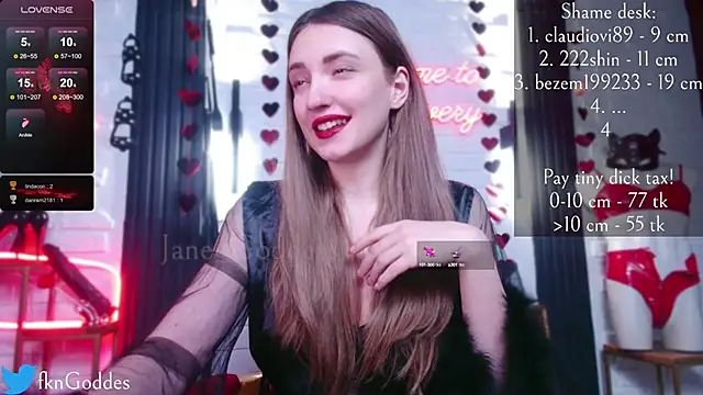 Snapshot of Jane_Goddess chatting on 02.11.25 Jane Goddess online show from 02.11.25