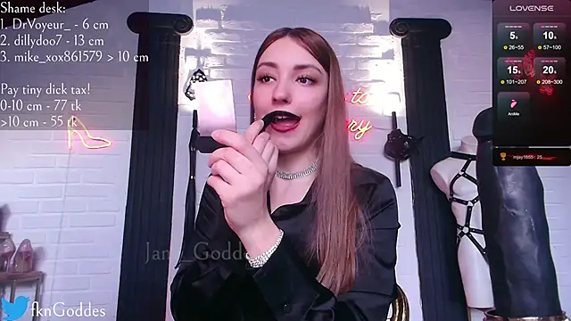 Snapshot of Jane_Goddess chatting on 03.22.25 Jane Goddess online show from 03.22.25