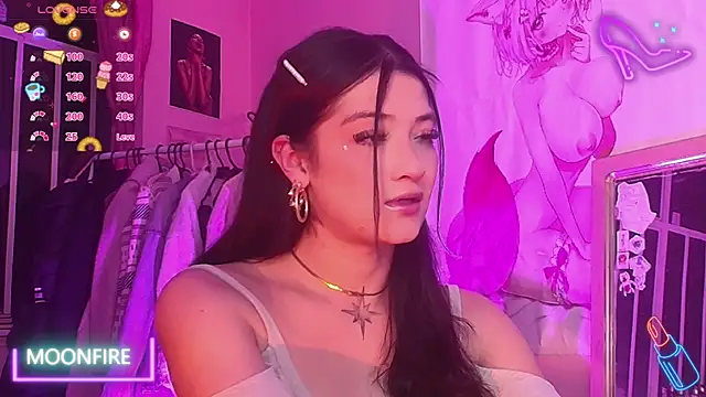 Snapshot of moonfiredancer chatting on 10.22.25 moonfiredancer online show from 10.22.25