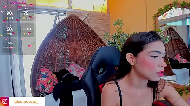 Snapshot of FaloonRoussel chatting on 03.15.25 FaloonRoussel online show from 03.15.25