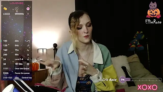 EllieeRose online show from 10.31.25