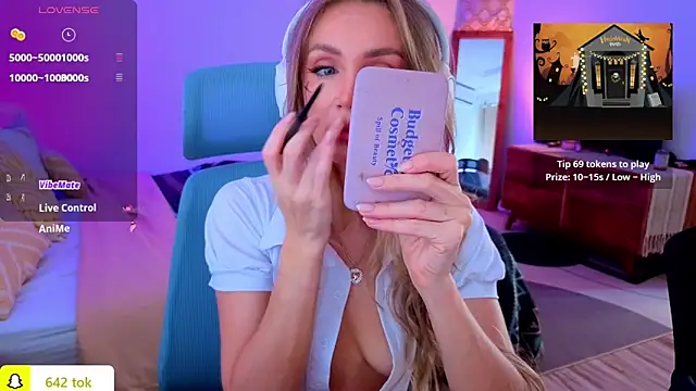 Snapshot of PrincessVS chatting on 11.01.25 PrincessVS online show from 11.01.25