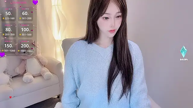 Snapshot of Kiss-18 chatting on 11.01.25 Kiss-18 online show from 11.01.25