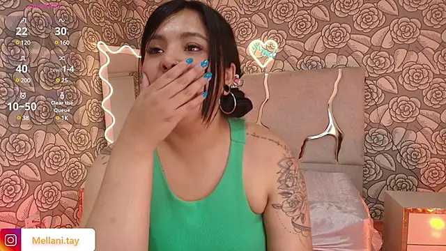 Snapshot of Mellani_tay chatting on 03.05.25 Mellani tay online show from 03.05.25