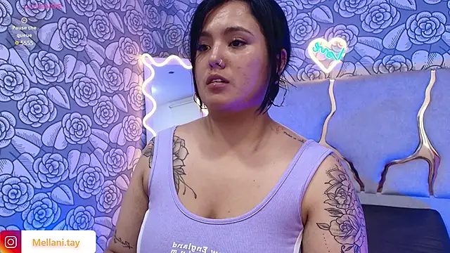 Snapshot of Mellani_tay chatting on 03.07.25 Mellani tay online show from 03.07.25