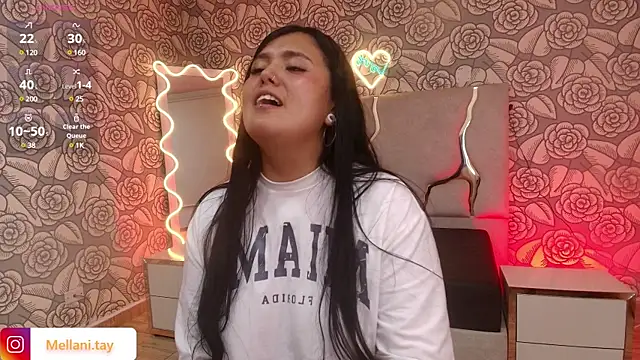 Snapshot of Mellani_tay chatting on 03.15.25 Mellani tay online show from 03.15.25