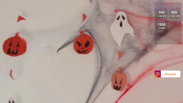 Snapshot of NinaInk chatting on 11.01.25 NinaInk online show from 11.01.25