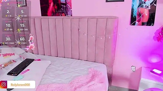 Snapshot of RolyLoren chatting on 12.18.24 RolyLoren online show from 12.18.24