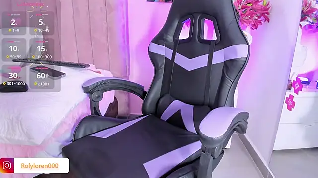 Snapshot of RolyLoren chatting on 01.18.25 RolyLoren online show from 01.18.25