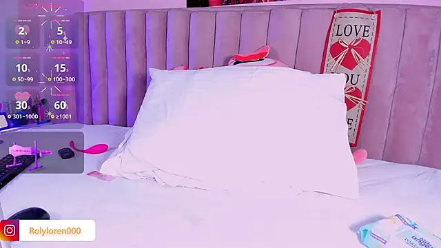 Snapshot of RolyLoren chatting on 02.20.25 RolyLoren online show from 02.20.25