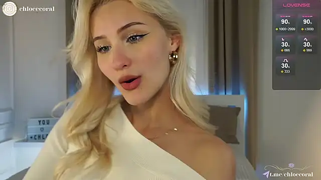 Snapshot of ChloeCoral chatting on 01.05.25 ChloeCoral online show from 01.05.25