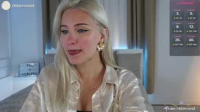 Snapshot of ChloeCoral chatting on 01.19.25 ChloeCoral online show from 01.19.25