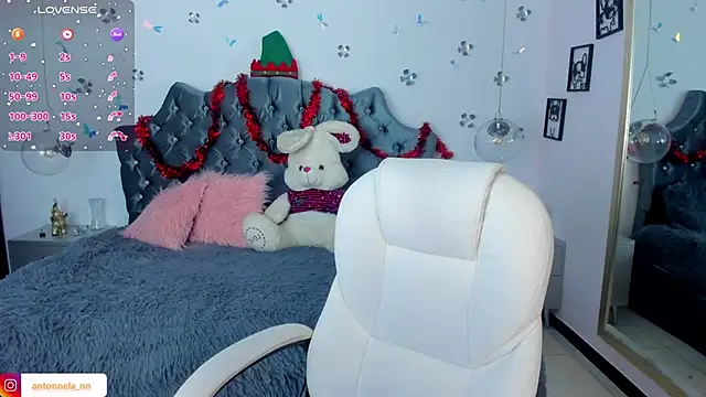 Snapshot of _Antonnela_ chatting on 12.21.24 Antonnela online show from 12.21.24