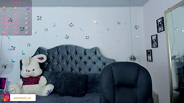Snapshot of _Antonnela_ chatting on 03.18.25 Antonnela online show from 03.18.25