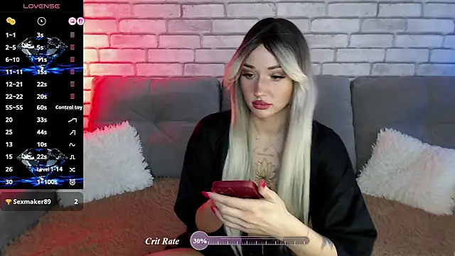 Eva Evile online show from 07.04.26
