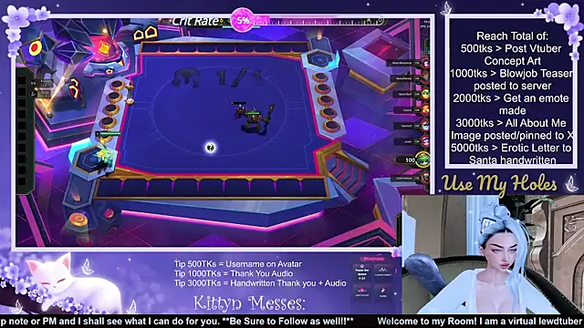 SassyKittyn online show from 12.12.24