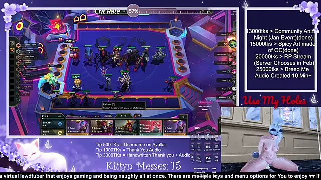SassyKittyn online show from 12.12.24