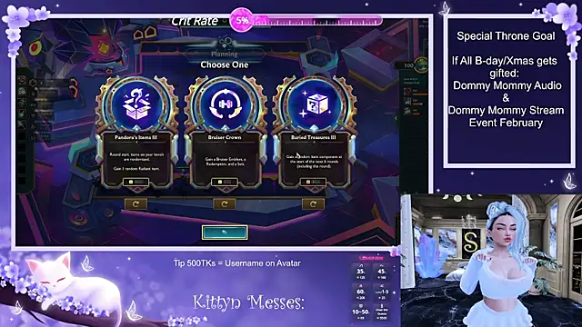 SassyKittyn online show from 12.17.24