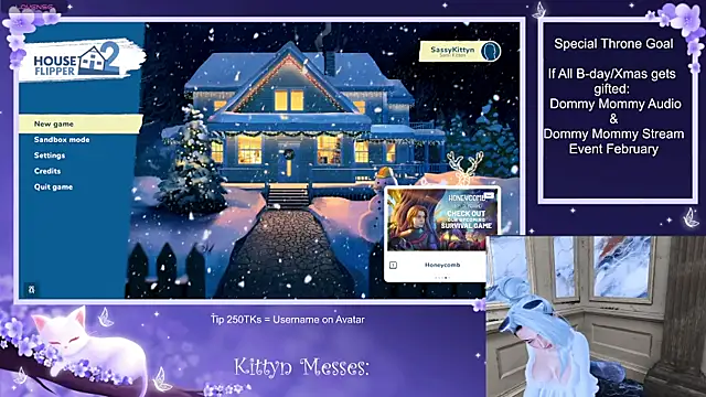 SassyKittyn online show from 12.18.24