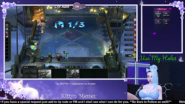 SassyKittyn online show from 01.07.25