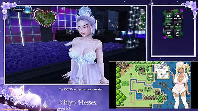 SassyKittyn online show from 02.14.25