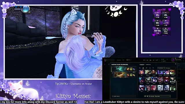 SassyKittyn online show from 02.20.25