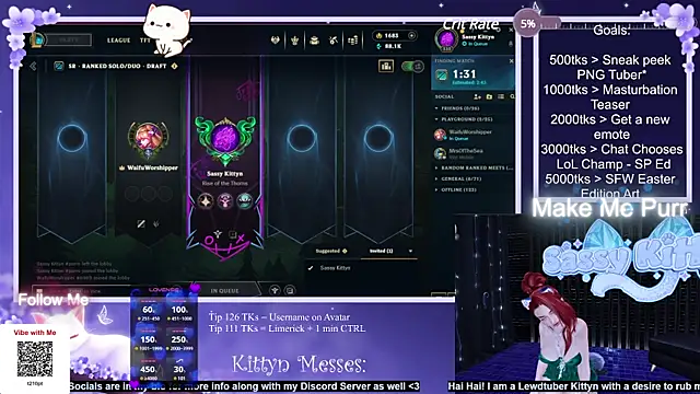 SassyKittyn online show from 03.17.25