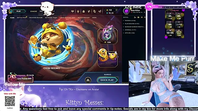 SassyKittyn online show from 03.20.25
