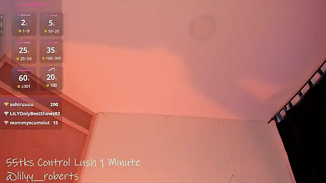 LilyRobertts online show from 02.10.25