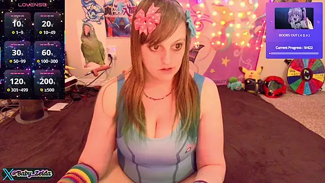 BabyZelda online show from 02.07.25
