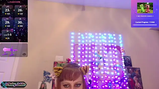 BabyZelda online show from 09.21.25