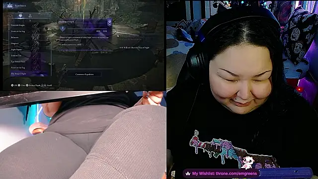 Snapshot of EmGreens chatting on 03.03.26 EmGreens online show from 03.03.26