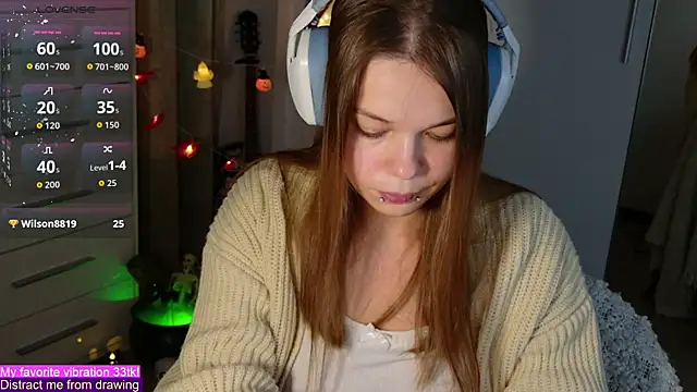 Snapshot of ValBae chatting on 10.30.25 ValBae online show from 10.30.25