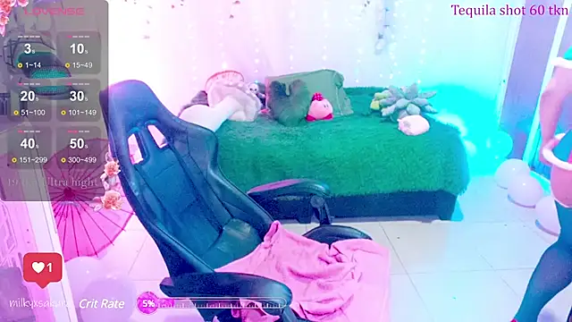 MilkyXSakura online show from 02.17.25