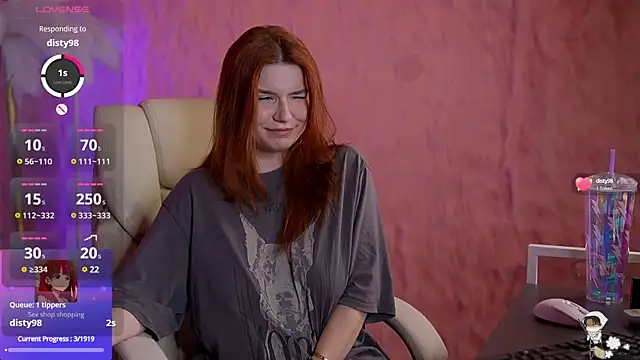 RedShinee online show from 01.27.25