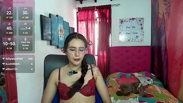 miley blue  online show from 04.10.26