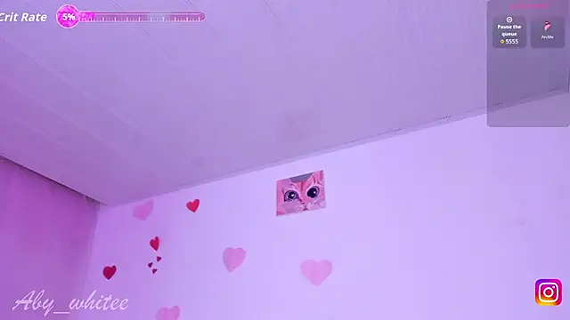 Snapshot of AbyWhitee chatting on 10.03.25 AbyWhitee online show from 10.03.25