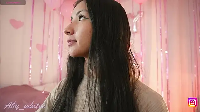 Snapshot of AbyWhitee chatting on 10.17.25 AbyWhitee online show from 10.17.25