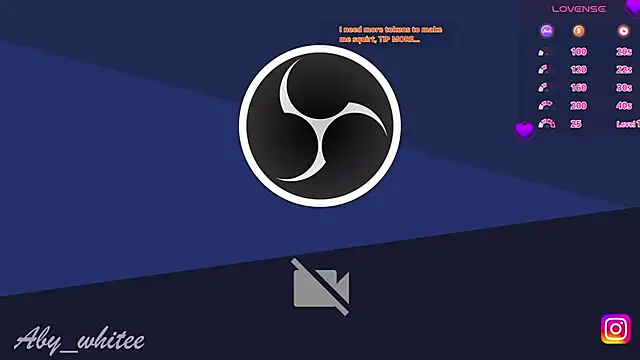 Snapshot of AbyWhitee chatting on 10.18.25 AbyWhitee online show from 10.18.25